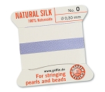 GRIFFIN SILK BEAD CORD - LILAC, #0