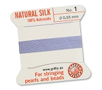 GRIFFIN SILK BEAD CORD - LILAC, #1