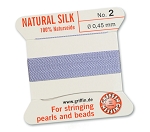 GRIFFIN SILK BEAD CORD - LILAC, #2