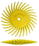 SUNBURST® 7/8'' TC KNIFE-EDGE - YELLOW, 80 GRIT (A/O) - 12/PK