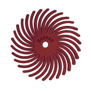 SUNBURST® 7/8'' - RED, 220 GRIT (A/O) - 12/PK
