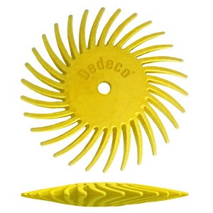 SUNBURST® 7/8'' TC KNIFE-EDGE - YELLOW, 80 GRIT (A/O) - 48/PK
